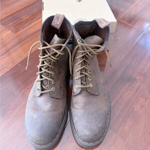 Dr. Martens Dark Brown Leather Boots